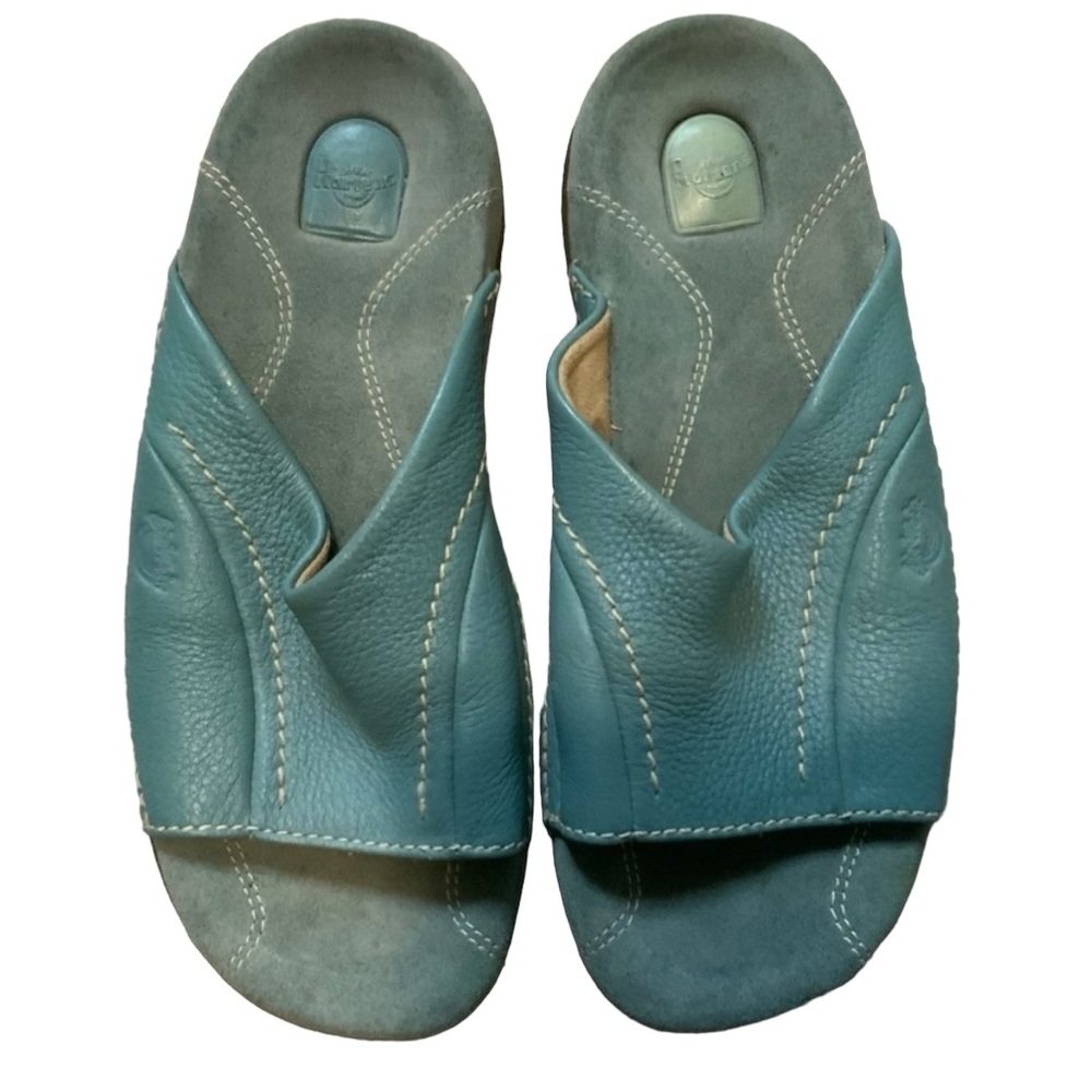 Dr. Martens Teal Slip Ons *Vintage
